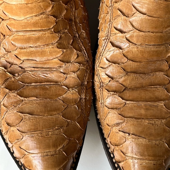 Dan Post PYTHON Leather Cowboy Boots - Picture 7 of 9